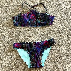 Girls size 10 PILYQ swim wear 2-piece